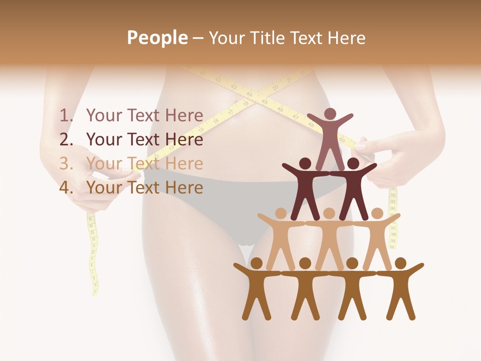 Calories Weightloss Belly PowerPoint Template