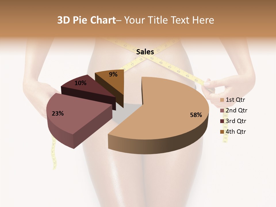 Calories Weightloss Belly PowerPoint Template