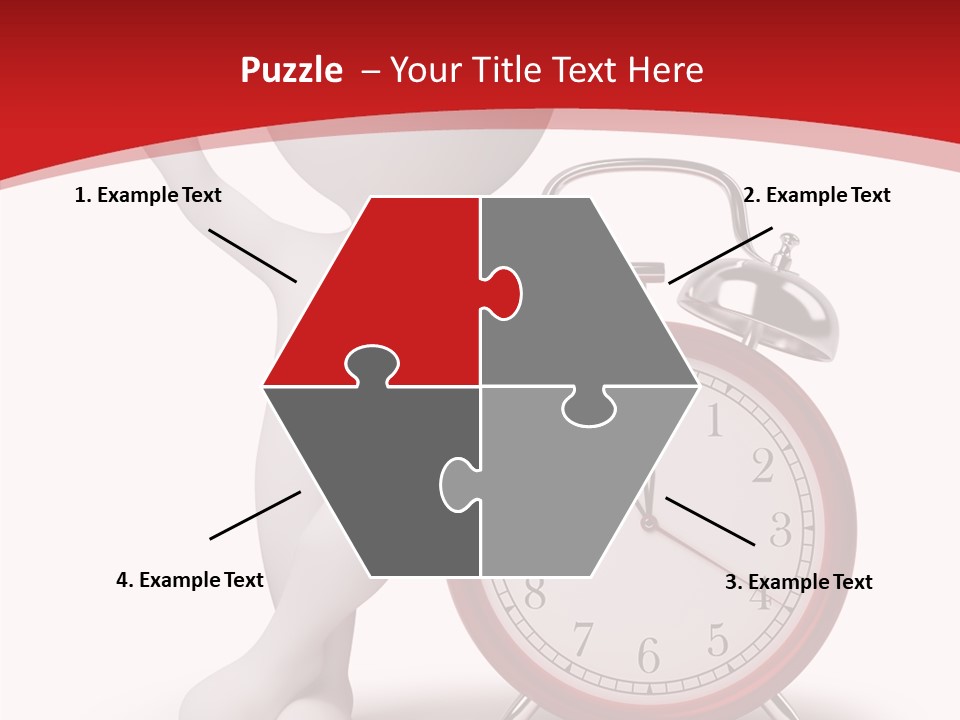 White Person Red PowerPoint Template