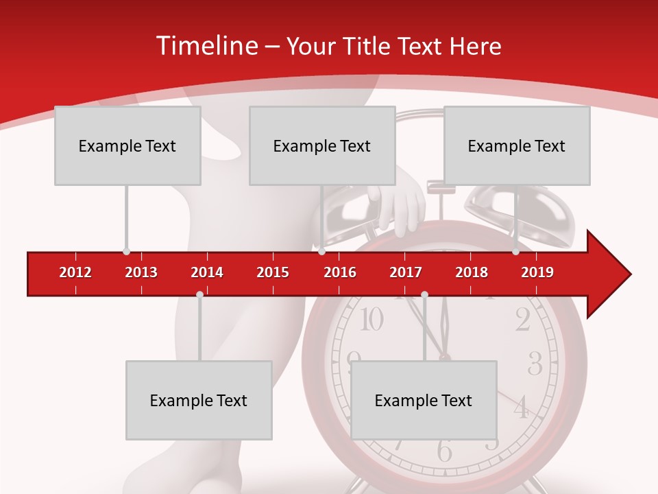 White Person Red PowerPoint Template
