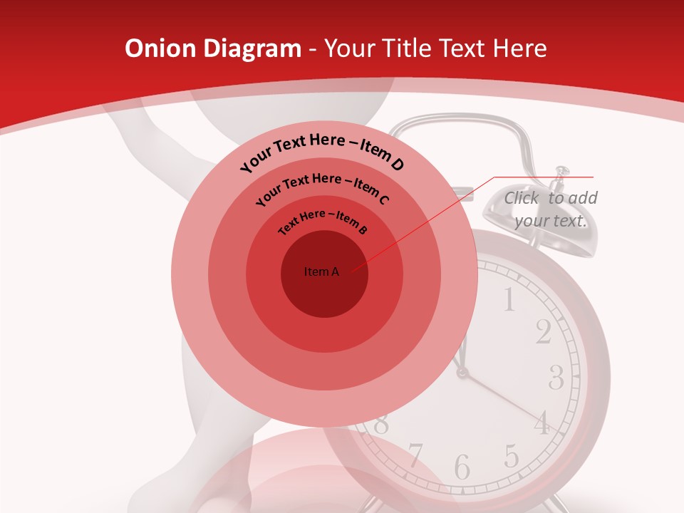 White Person Red PowerPoint Template