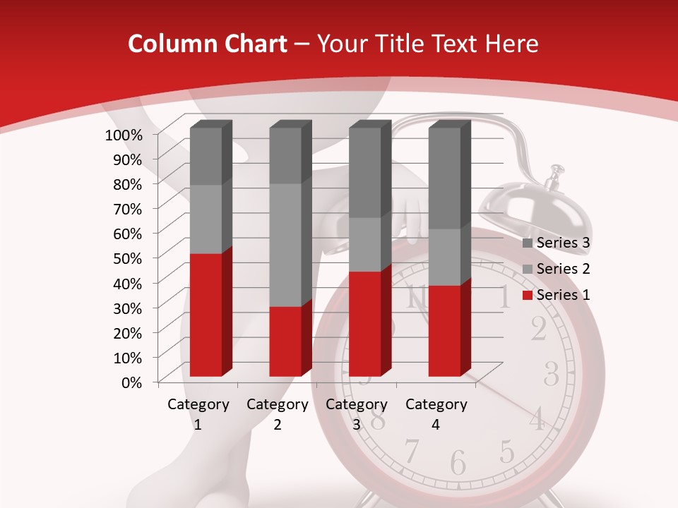 White Person Red PowerPoint Template