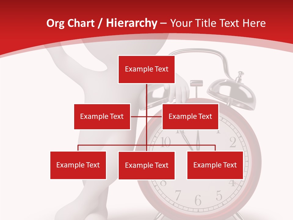 White Person Red PowerPoint Template