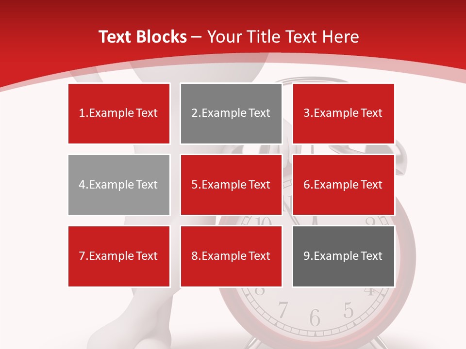 White Person Red PowerPoint Template