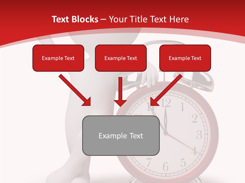 White Person Red PowerPoint Template