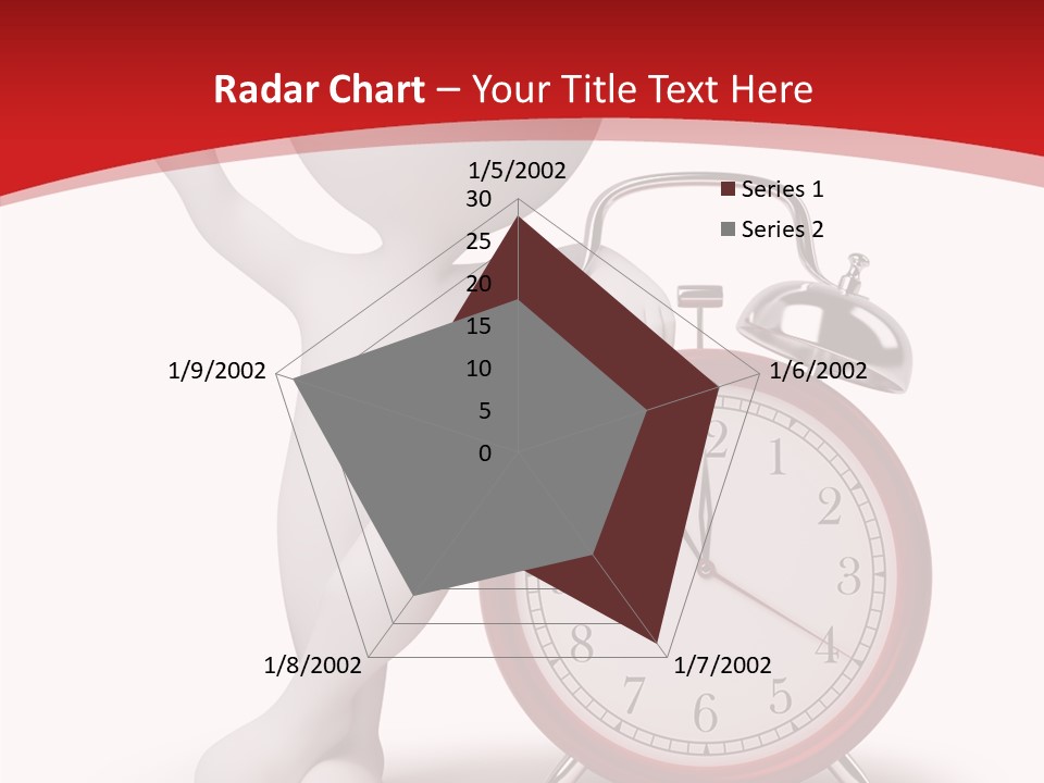 White Person Red PowerPoint Template