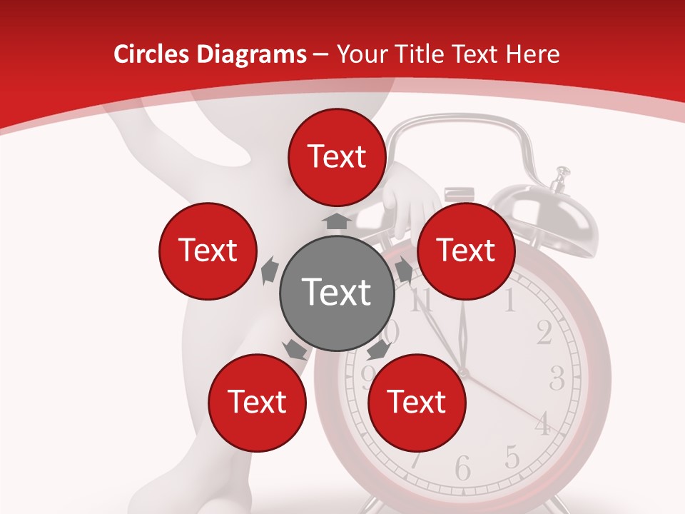 White Person Red PowerPoint Template