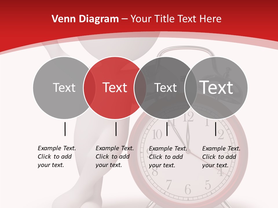 White Person Red PowerPoint Template