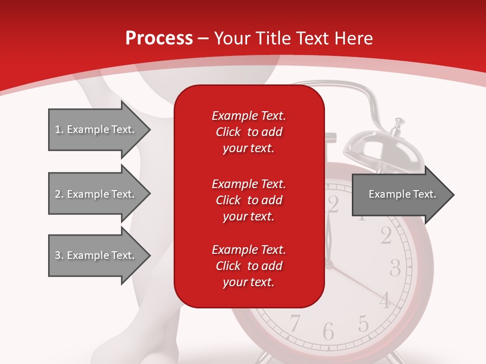White Person Red PowerPoint Template