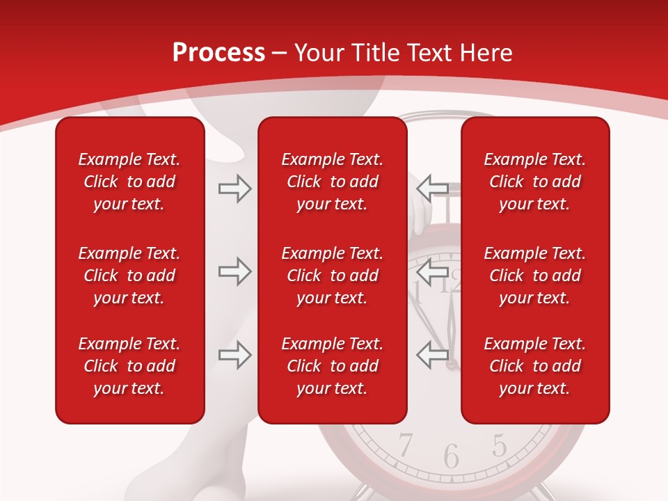 White Person Red PowerPoint Template