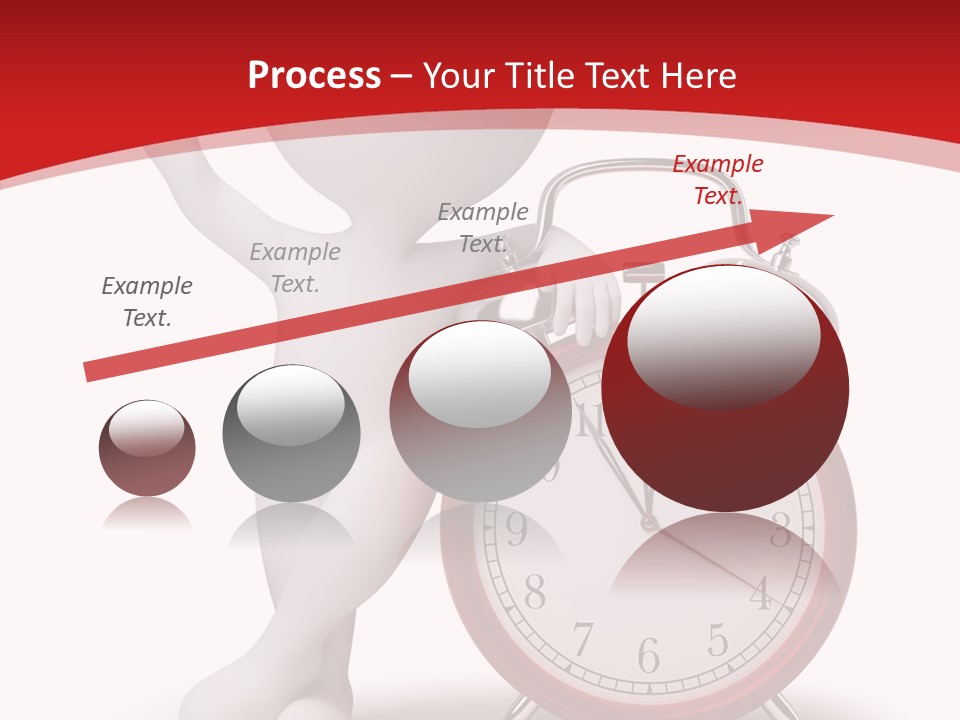 White Person Red PowerPoint Template