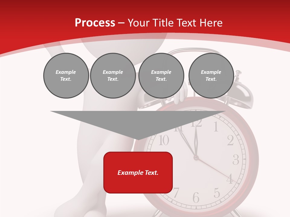 White Person Red PowerPoint Template