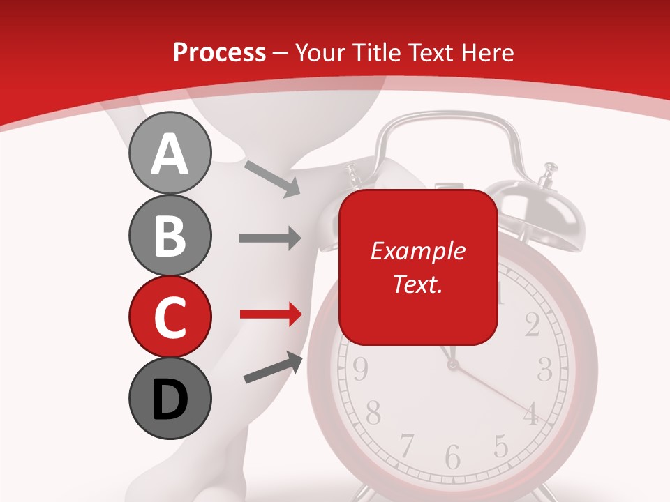 White Person Red PowerPoint Template