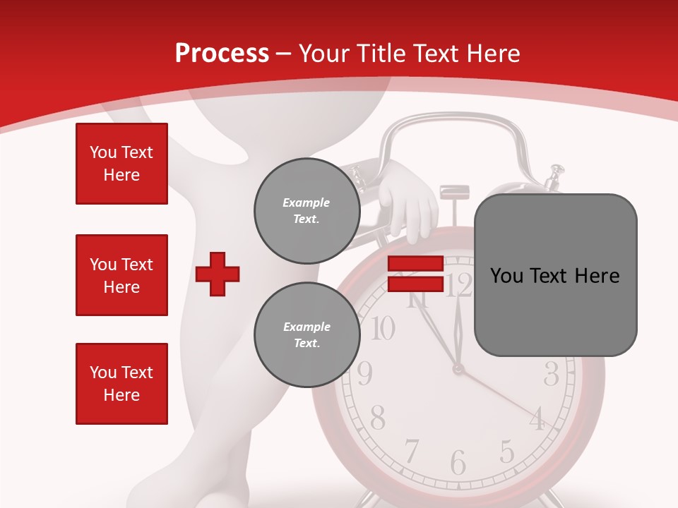 White Person Red PowerPoint Template