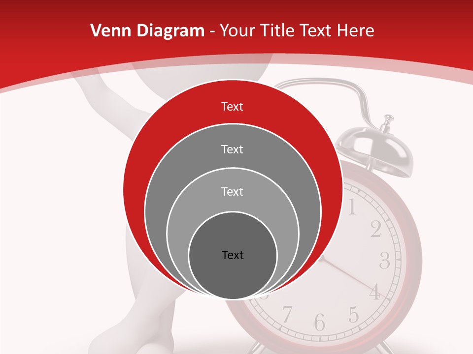 White Person Red PowerPoint Template