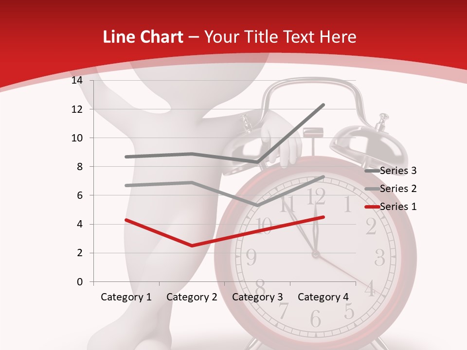 White Person Red PowerPoint Template