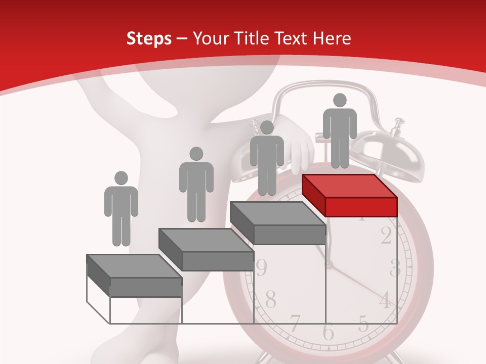 White Person Red PowerPoint Template