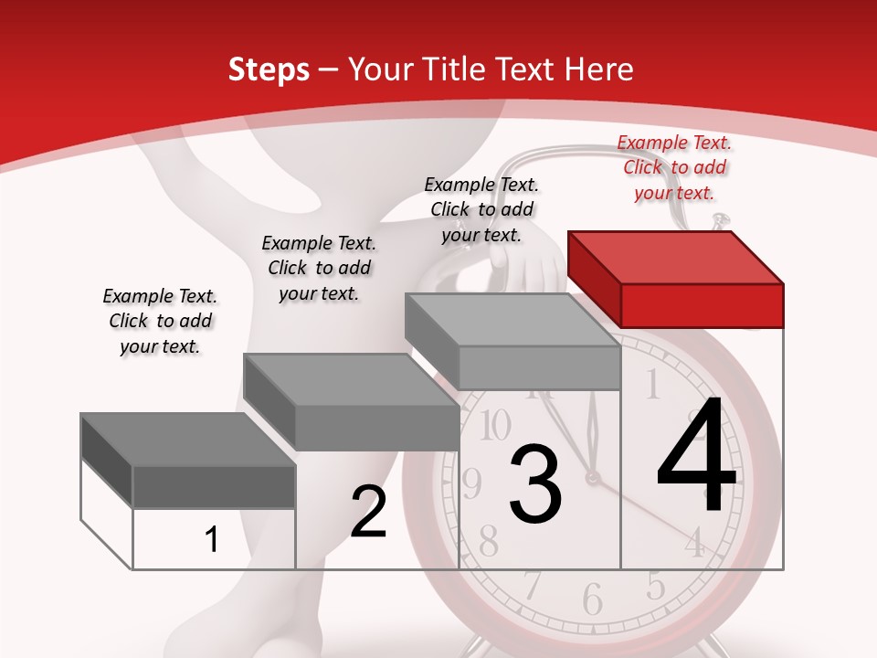 White Person Red PowerPoint Template