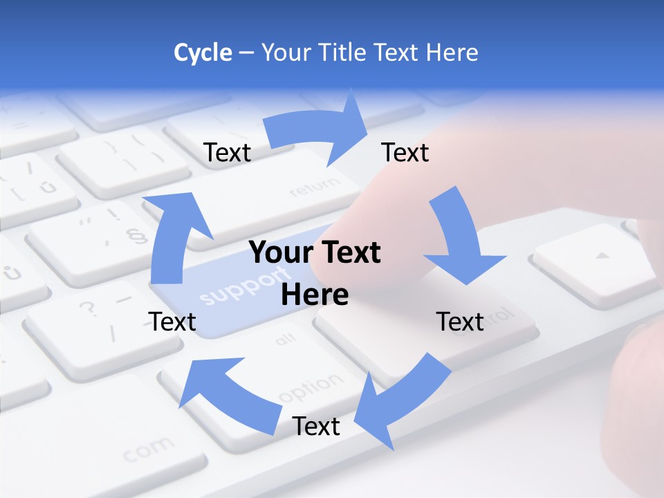 Computer Helpline Support PowerPoint Template