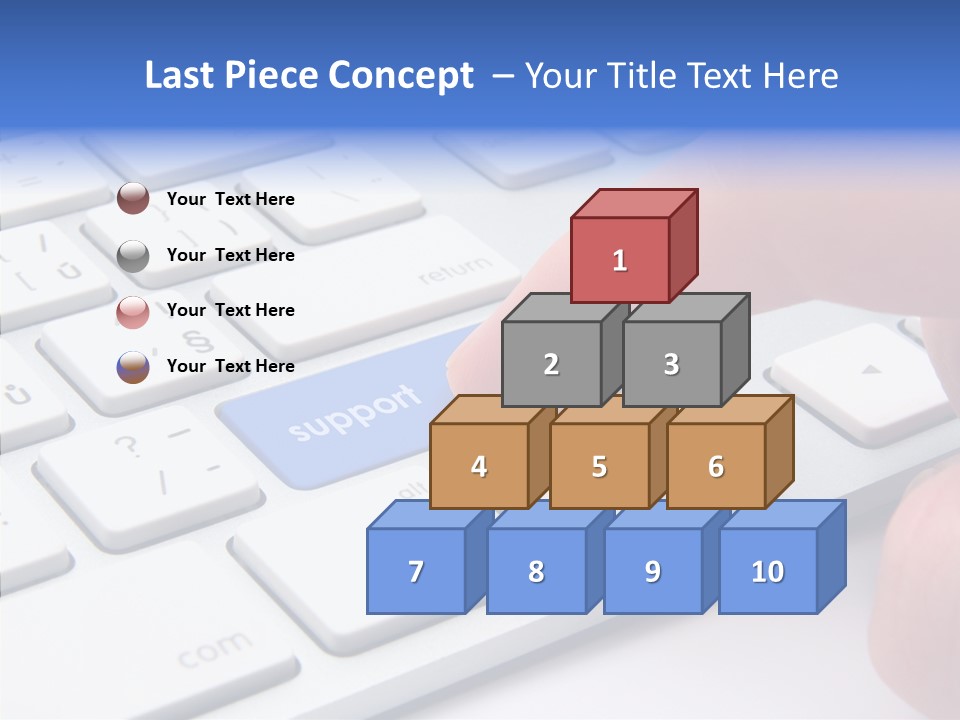 Computer Helpline Support PowerPoint Template