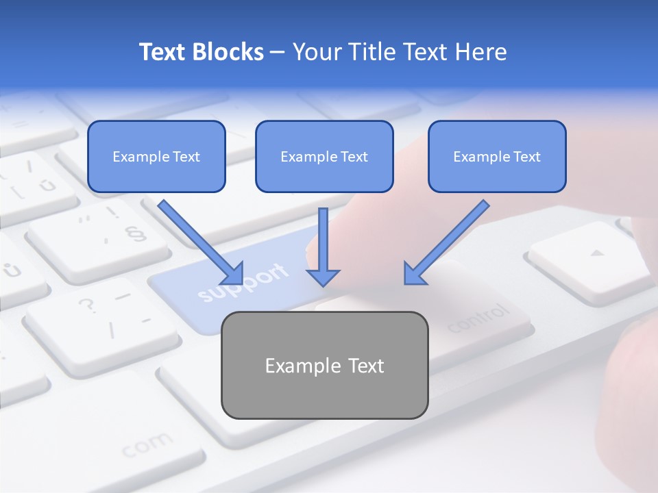 Computer Helpline Support PowerPoint Template