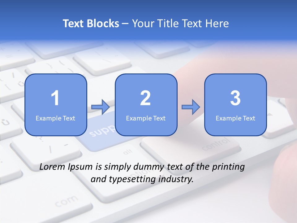 Computer Helpline Support PowerPoint Template