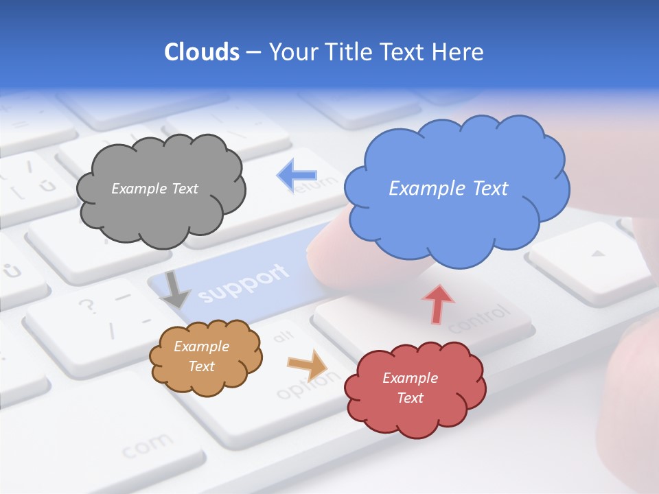 Computer Helpline Support PowerPoint Template