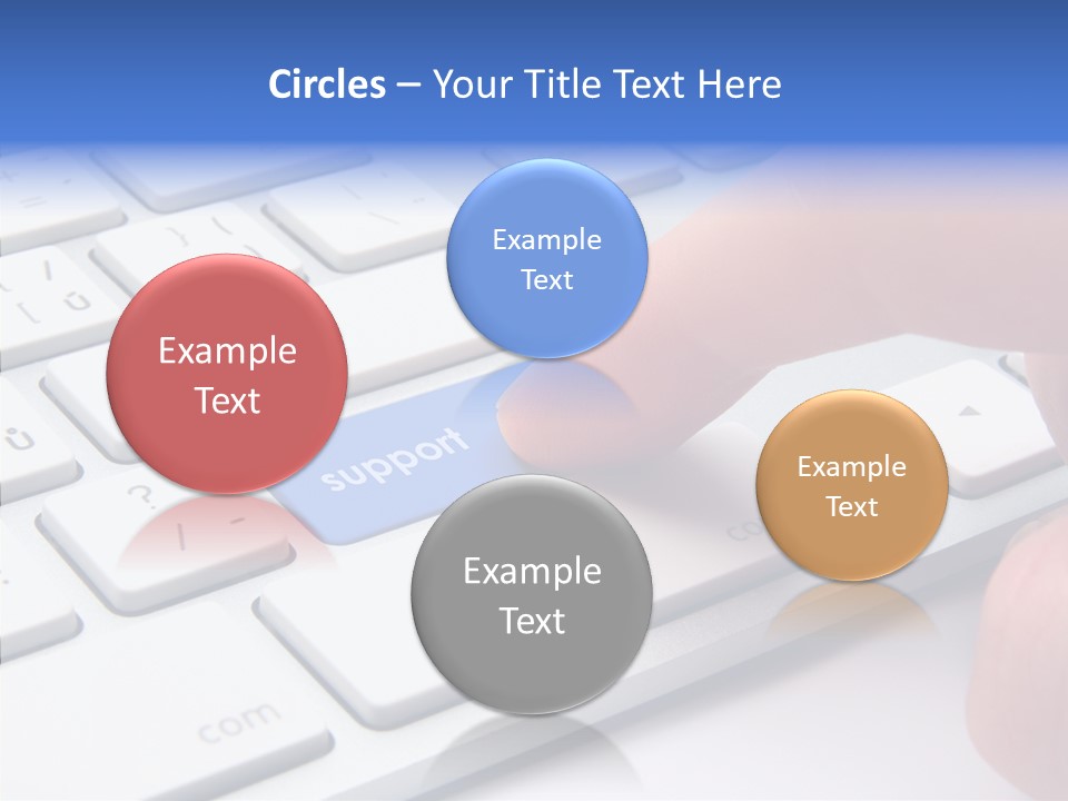 Computer Helpline Support PowerPoint Template