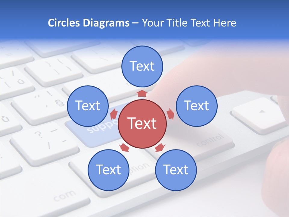 Computer Helpline Support PowerPoint Template