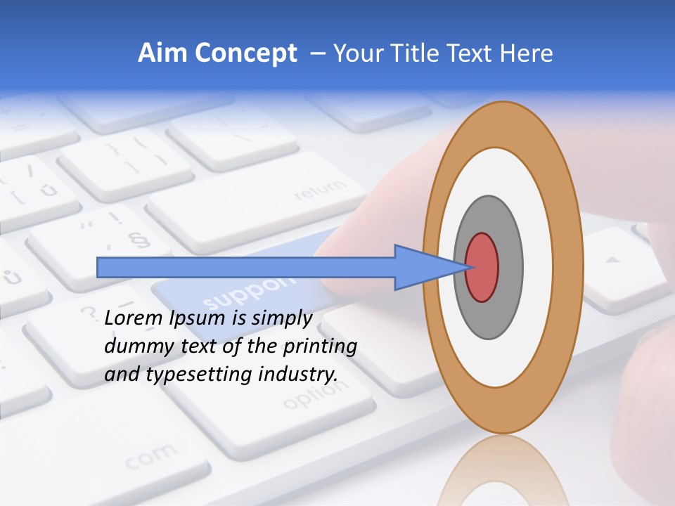 Computer Helpline Support PowerPoint Template