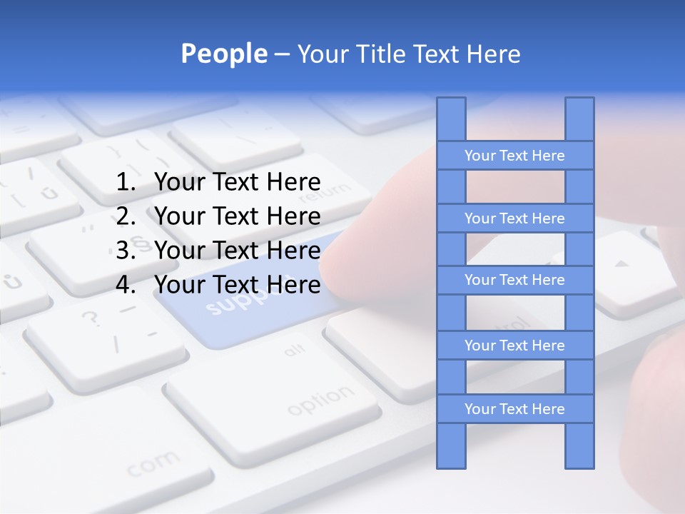 Computer Helpline Support PowerPoint Template
