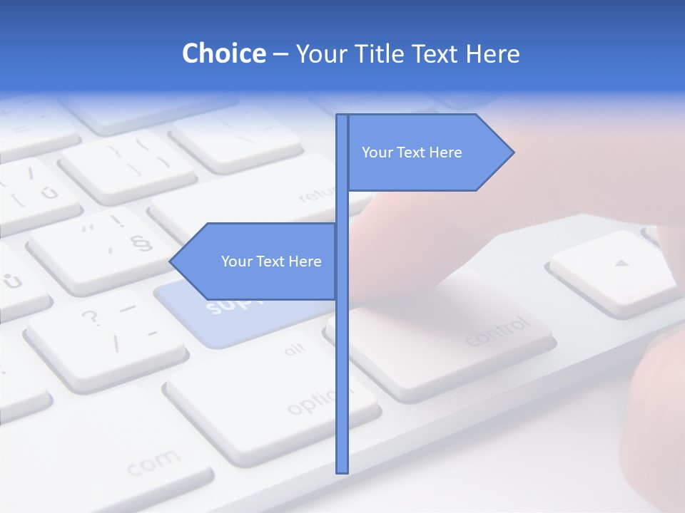 Computer Helpline Support PowerPoint Template