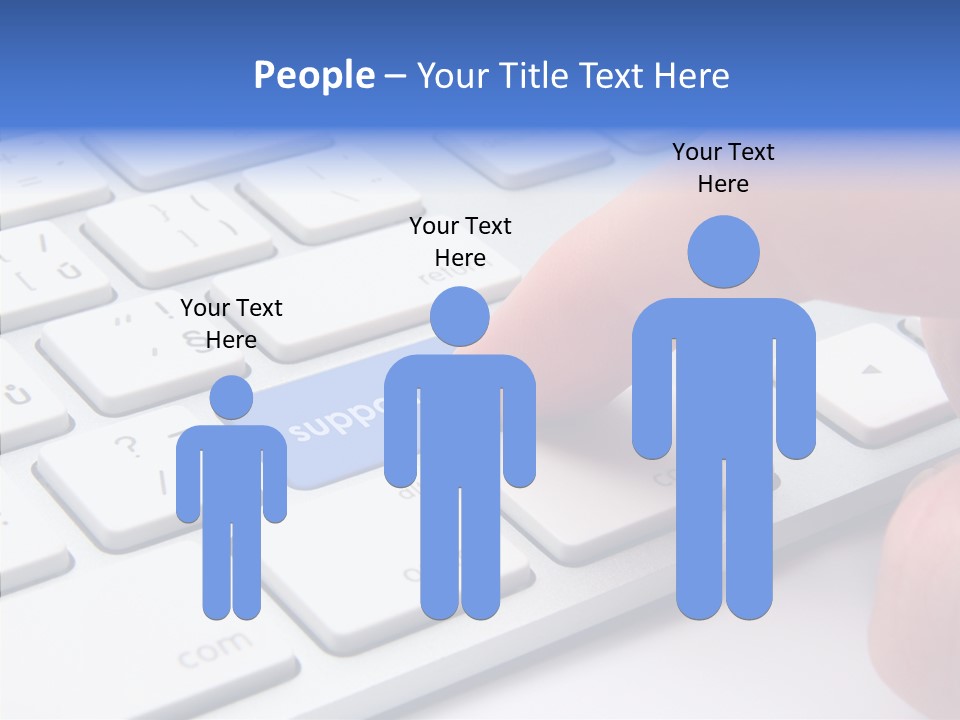 Computer Helpline Support PowerPoint Template