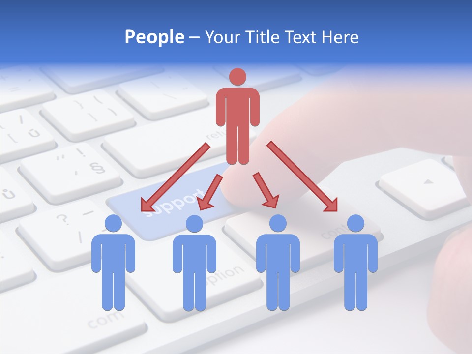 Computer Helpline Support PowerPoint Template