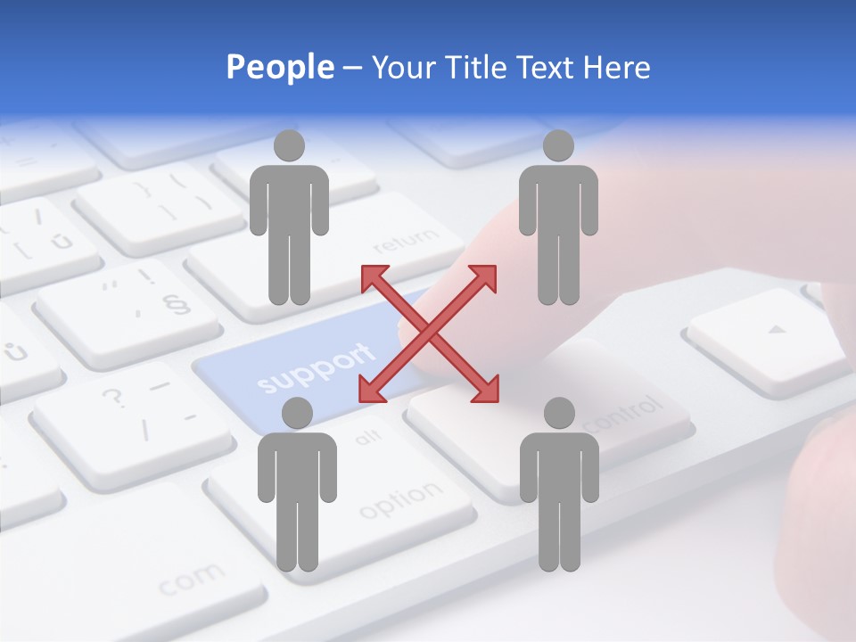 Computer Helpline Support PowerPoint Template