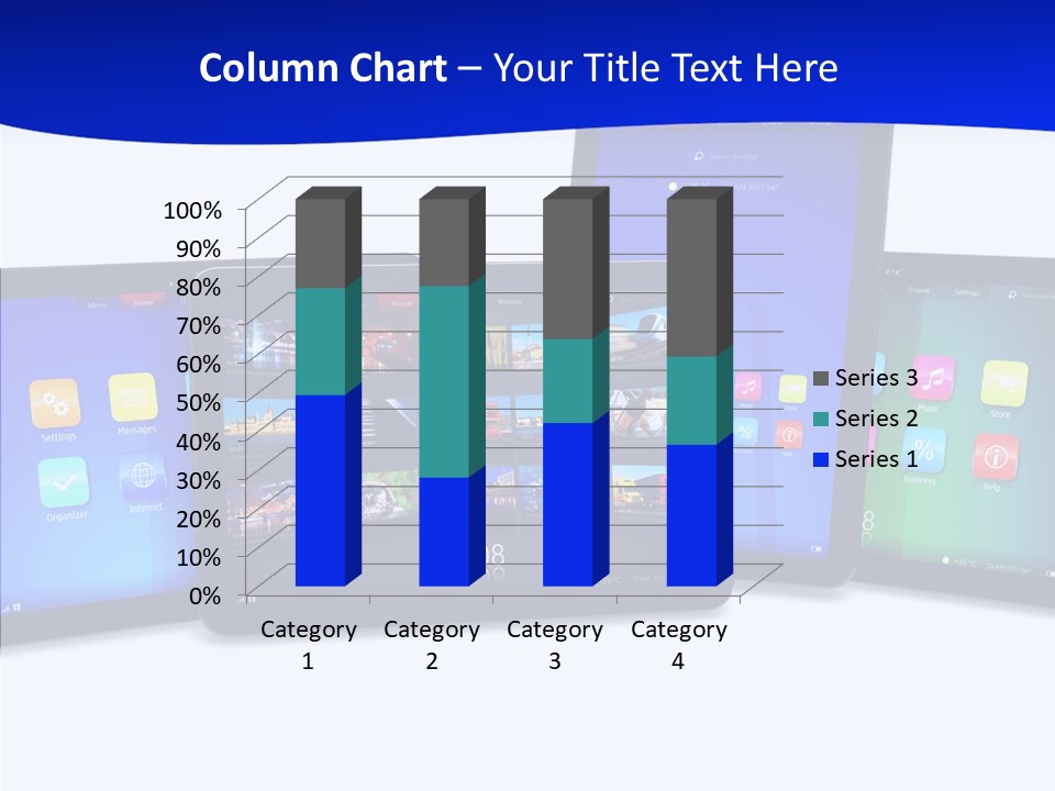 Tablet Cellphone Netbook PowerPoint Template