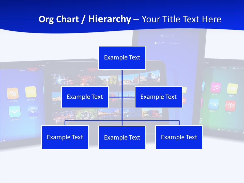 Tablet Cellphone Netbook PowerPoint Template