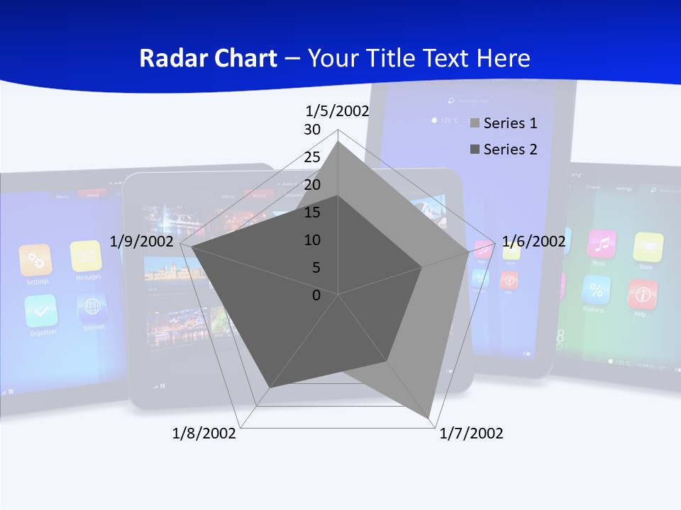 Tablet Cellphone Netbook PowerPoint Template