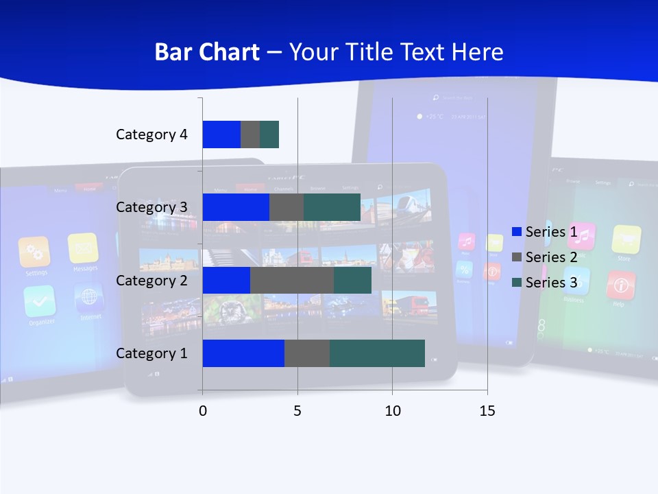 Tablet Cellphone Netbook PowerPoint Template