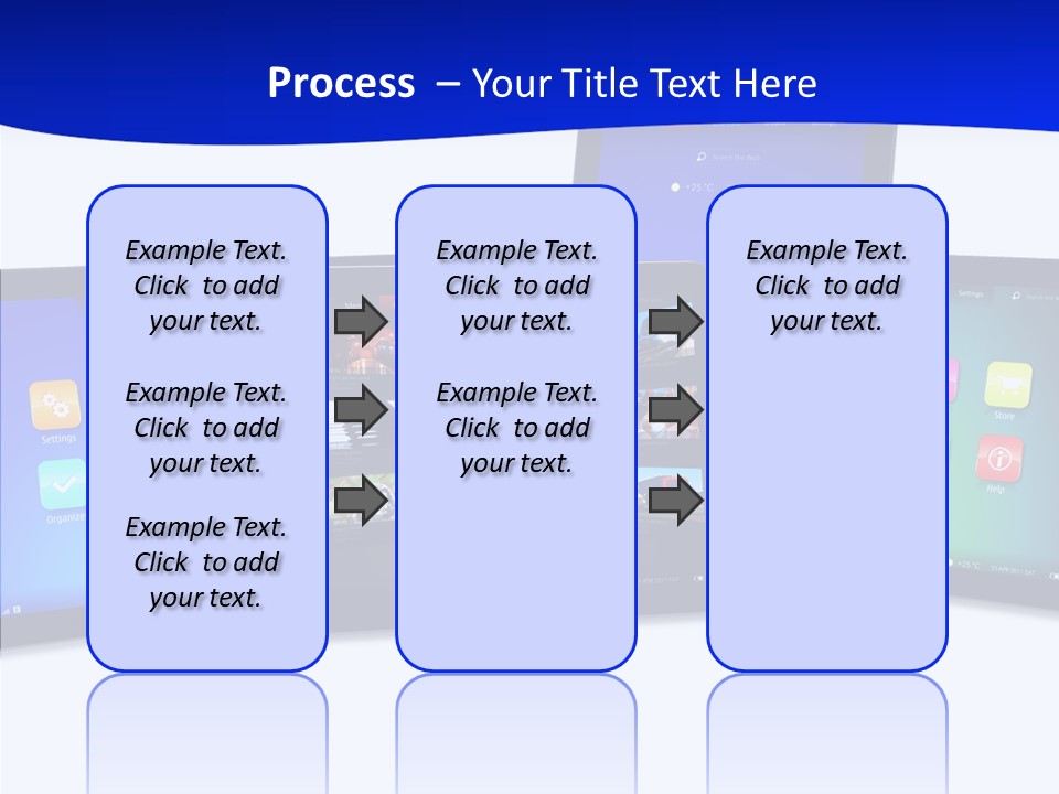 Tablet Cellphone Netbook PowerPoint Template