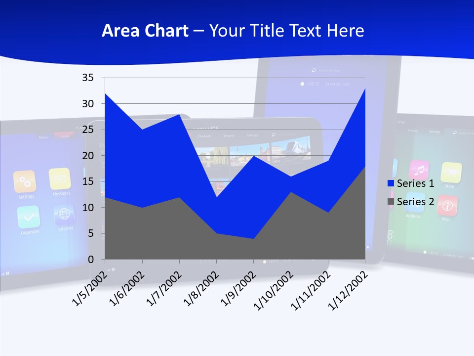 Tablet Cellphone Netbook PowerPoint Template