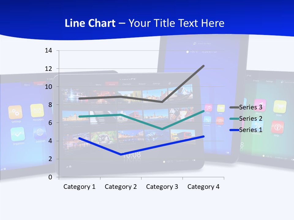 Tablet Cellphone Netbook PowerPoint Template