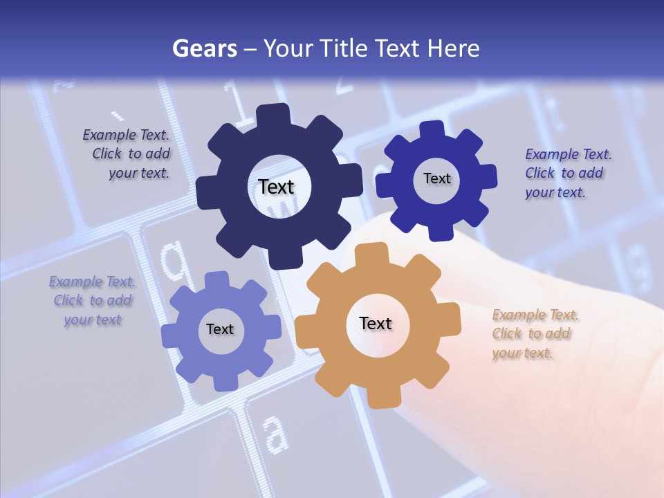 Computer Tablet Virtual PowerPoint Template