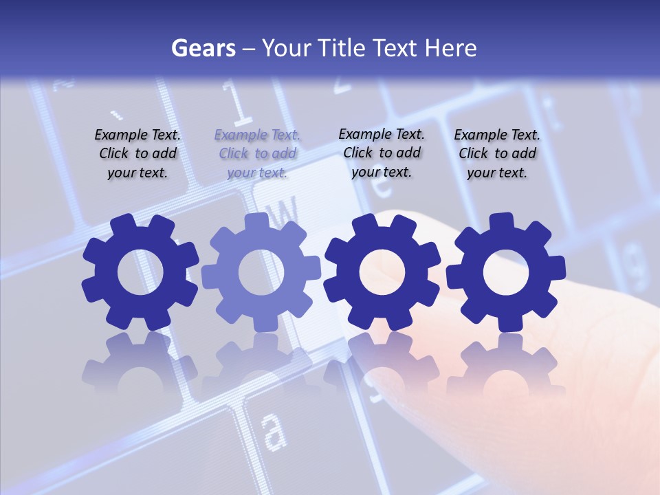Computer Tablet Virtual PowerPoint Template