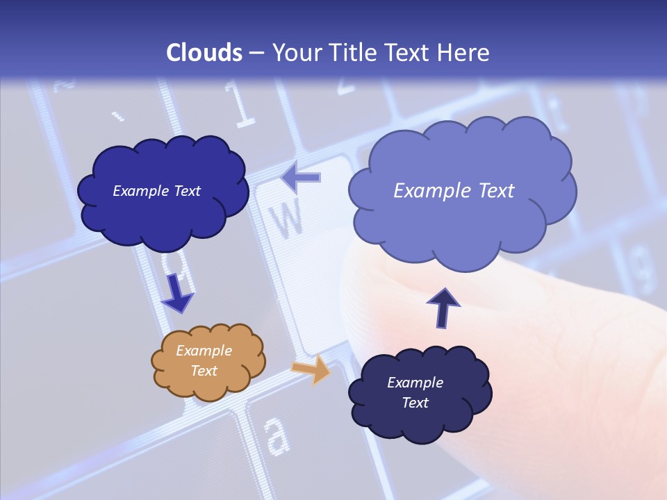 Computer Tablet Virtual PowerPoint Template