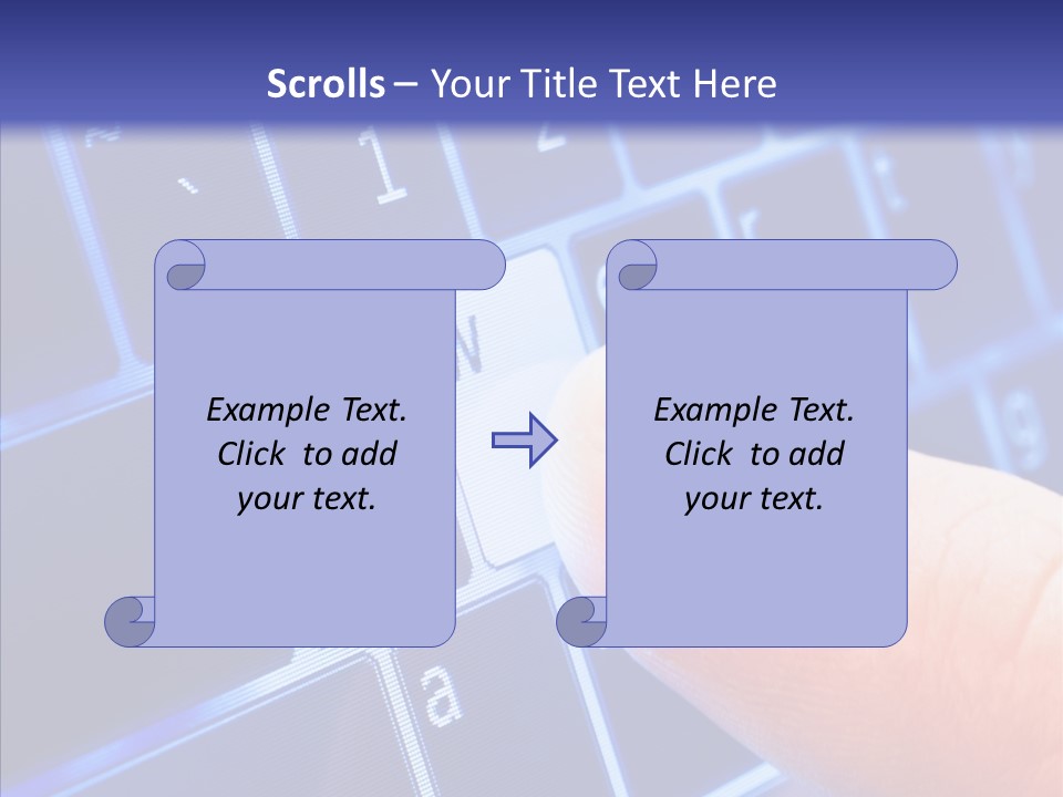 Computer Tablet Virtual PowerPoint Template