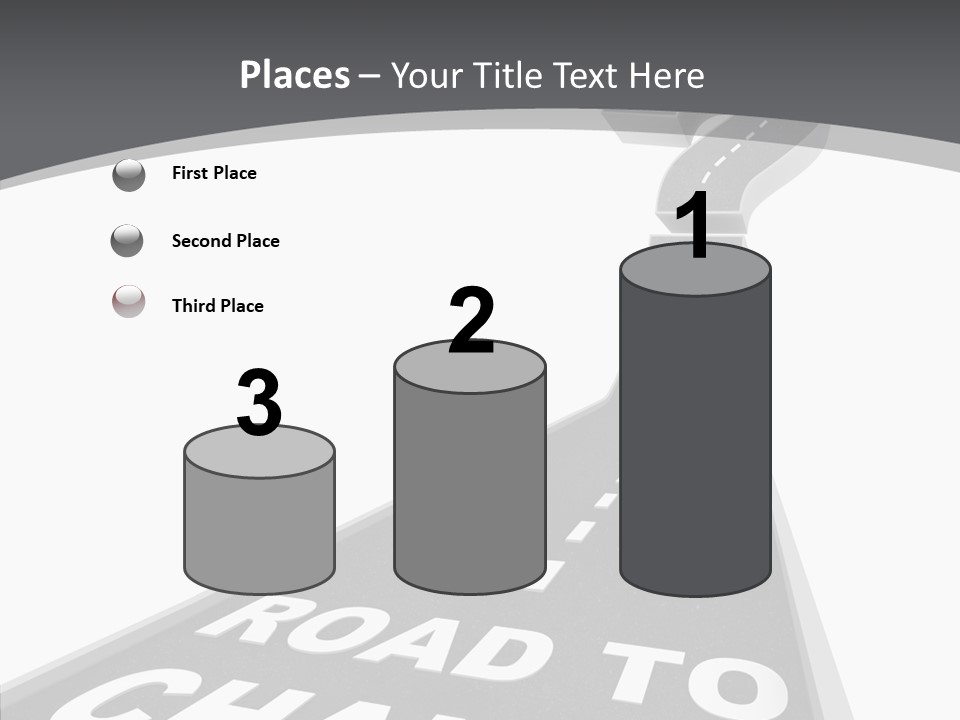 Adapting Pathway Graphic PowerPoint Template