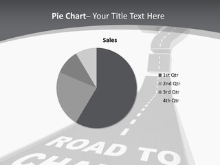 Adapting Pathway Graphic PowerPoint Template