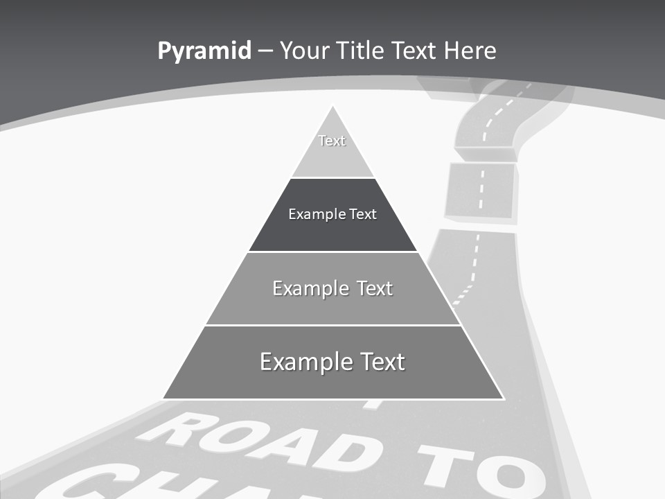 Adapting Pathway Graphic PowerPoint Template