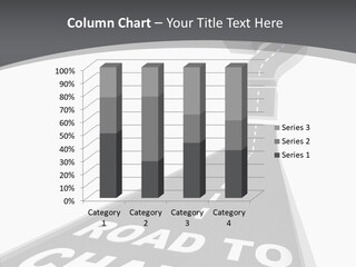 Adapting Pathway Graphic PowerPoint Template